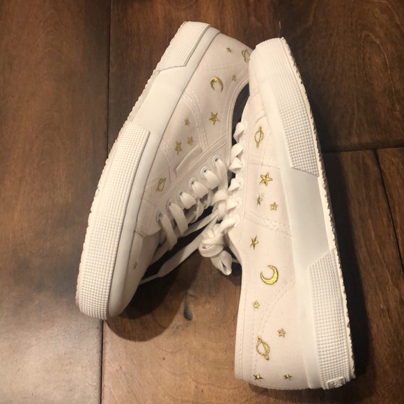 SUPERGA 2750 EMBCOTTON Sneaker in Stars ✨ NWOT - Picture 15 of 16